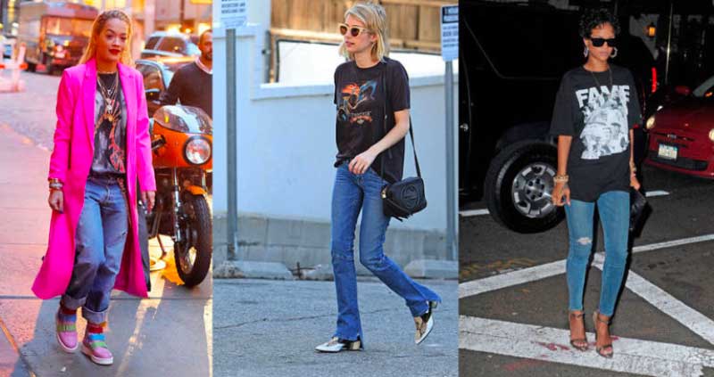 How To Boost Your Style With Distressed Denim And Graphic Tees This Summer