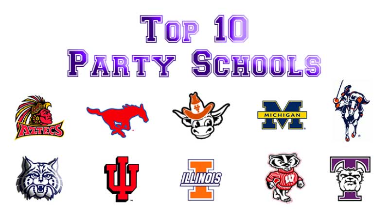 Top 10 Party Schools