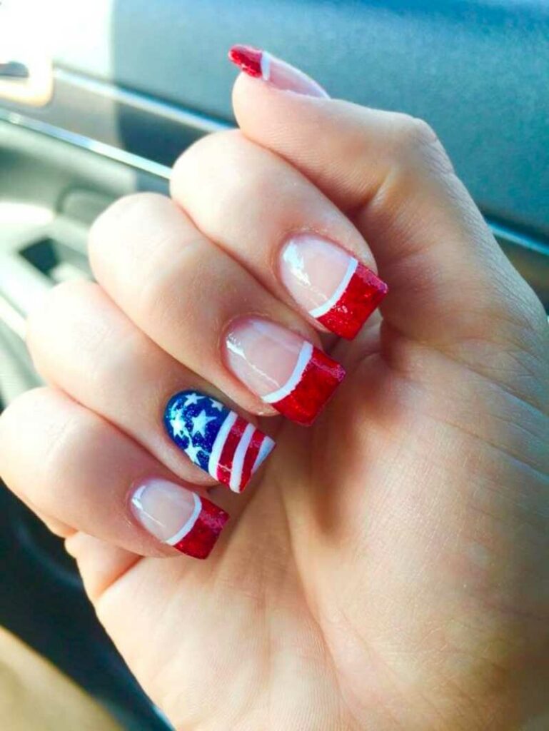 Fourth Of July Manicure