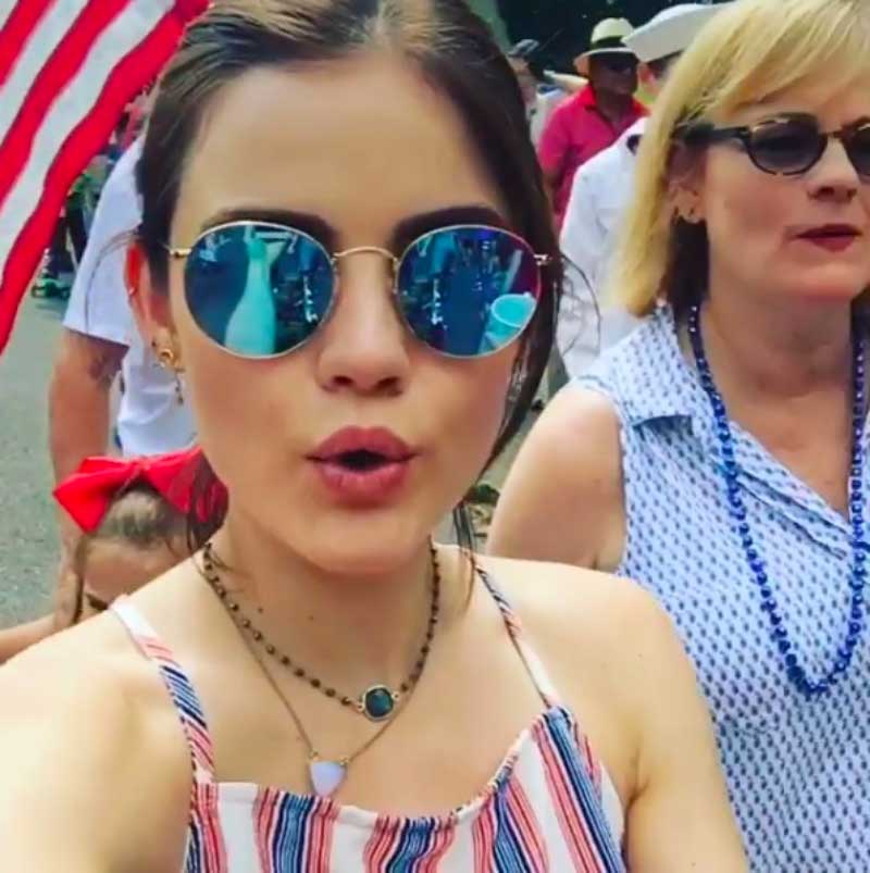 Fourth Of Lucy Hale