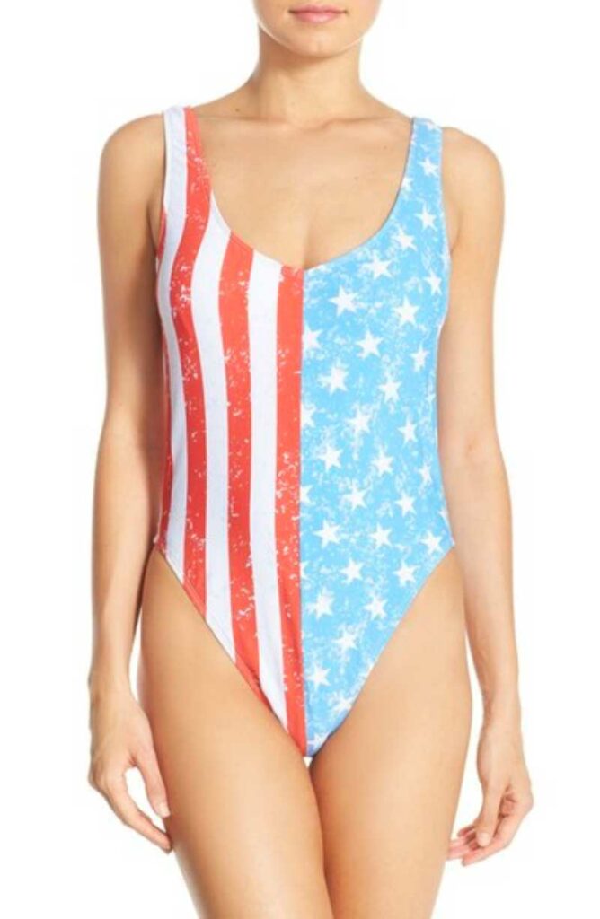 Nordstrom American Flag Swimsuit