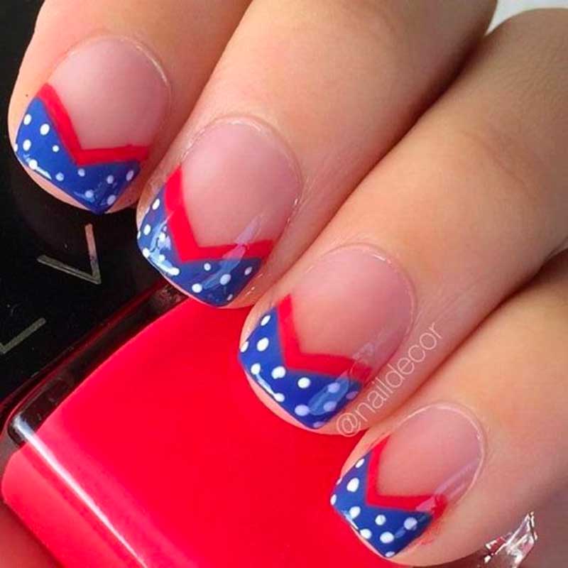 Red, White and Blue Tips