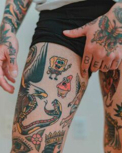 Cartoon Tattoo Ideas and Designs