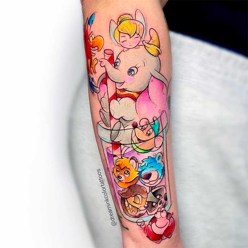 Disney tattoos are among the most popular tattoo designs