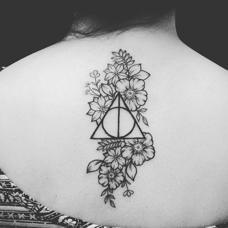 Floral Deathly Hallows