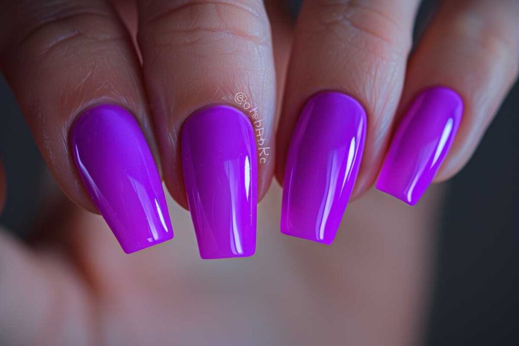 Must-Try Neon Purple Nails