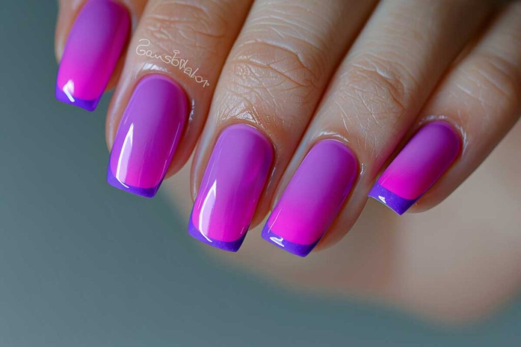 Trends in Neon Purple Nail Colors